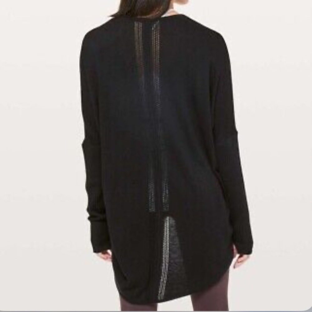 Lululemon Call in Cozy cashmere blend cardigan wrap size 8 EUC